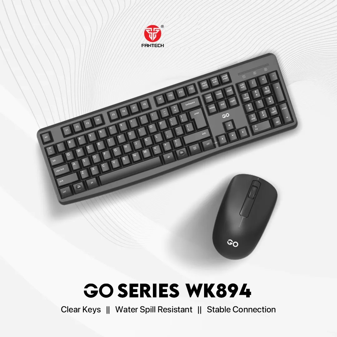 GO WK894 Fantech Wireless Keyboard And Mouse Combo