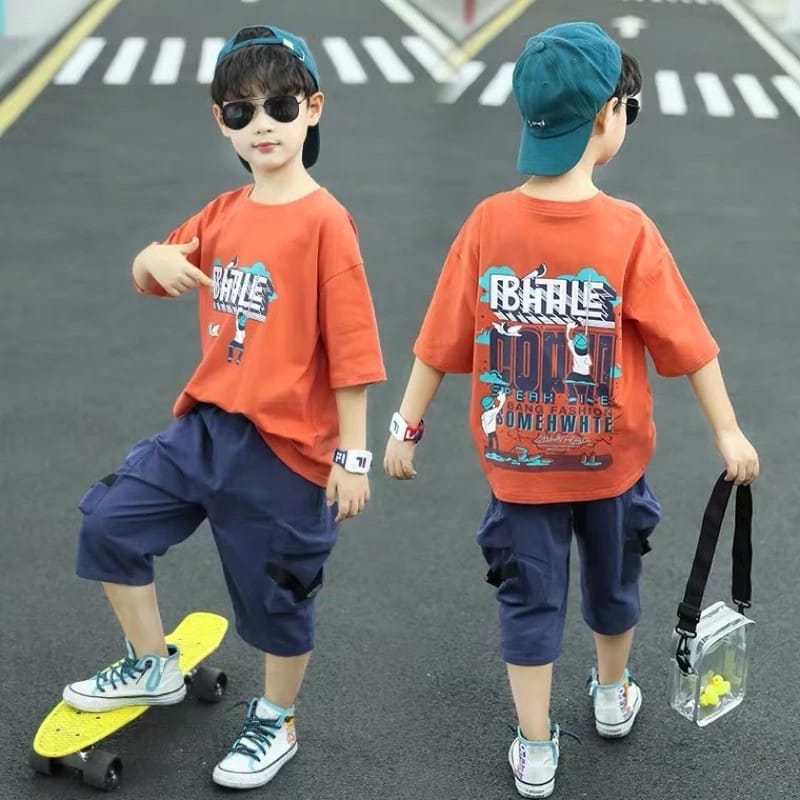 Premium Boys T-Shirt & Pants Set - Stylish Kids Wear (1-8 Years)